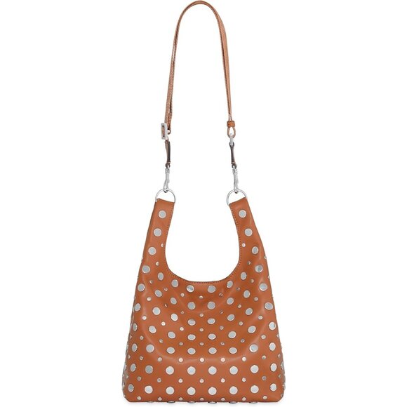 AYLA Caramello Studded Women’s Shopper Bag 13.38-Inch Magnet Snap - Picture 1 of 3